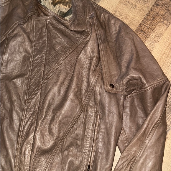 Vintage Cortefiel Brown Leather Jacket | Made in Spain | Men’s 40 - Picture 3 of 16